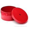 Matte Red Round Cardboard Boxes with Lids